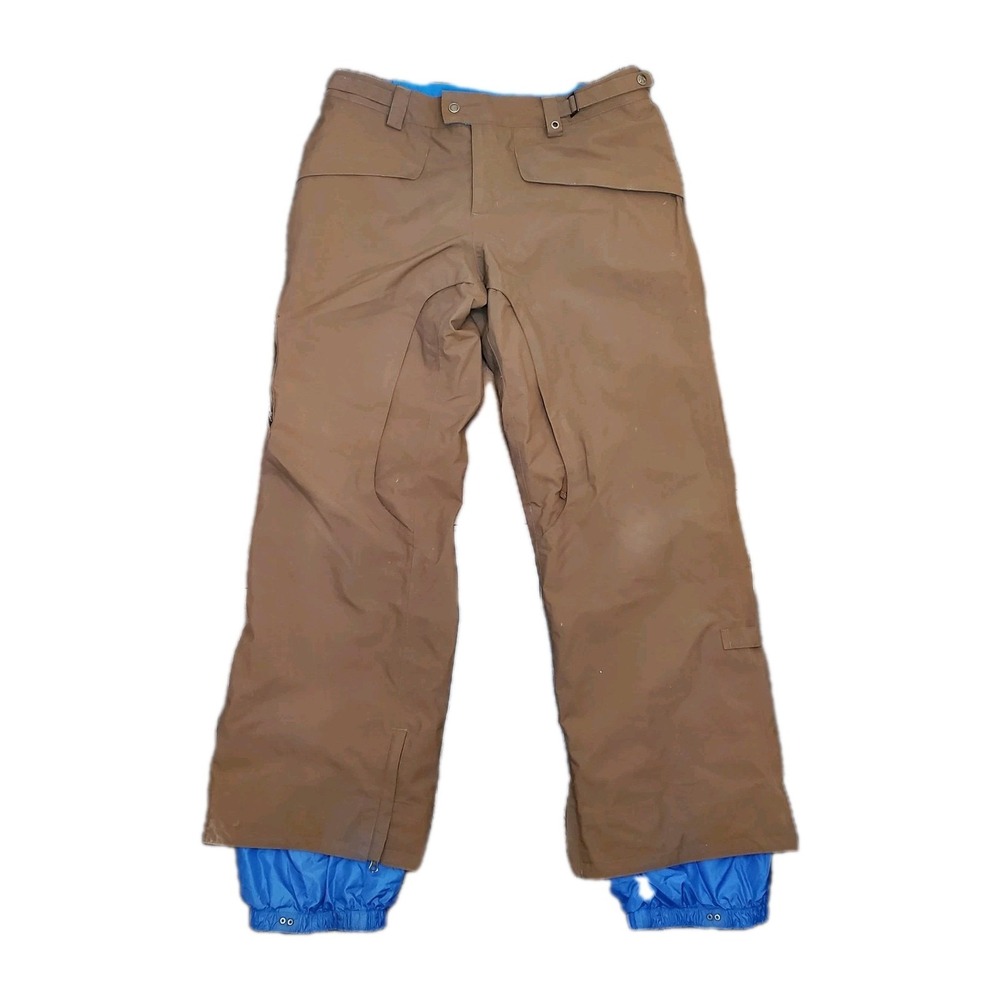 B by Burton Womens Brown Roosevelt Adjustable Snowboard Pants Size L